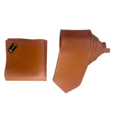 ست کراوات و دستمال جیب مردانه براکت مدل LA201