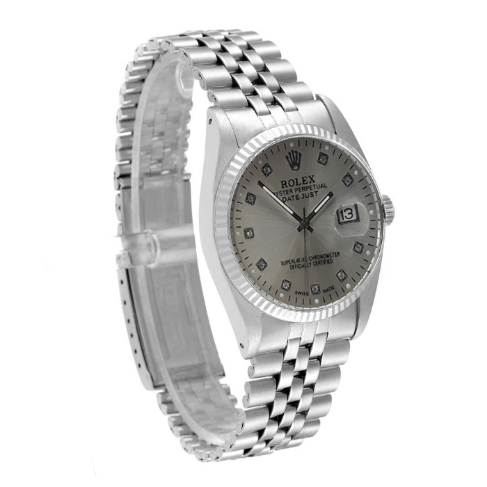 ساعت مچی عقربه‌ای مردانه مدل کلاسیک دیت جاست کد r-n