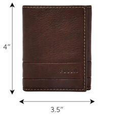 کیف پول مردانه فسیل مدل Lufkin Trifold