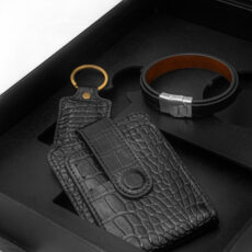 ست هدیه مردانه چرم عطارد مدل چرم طبیعی کد A116