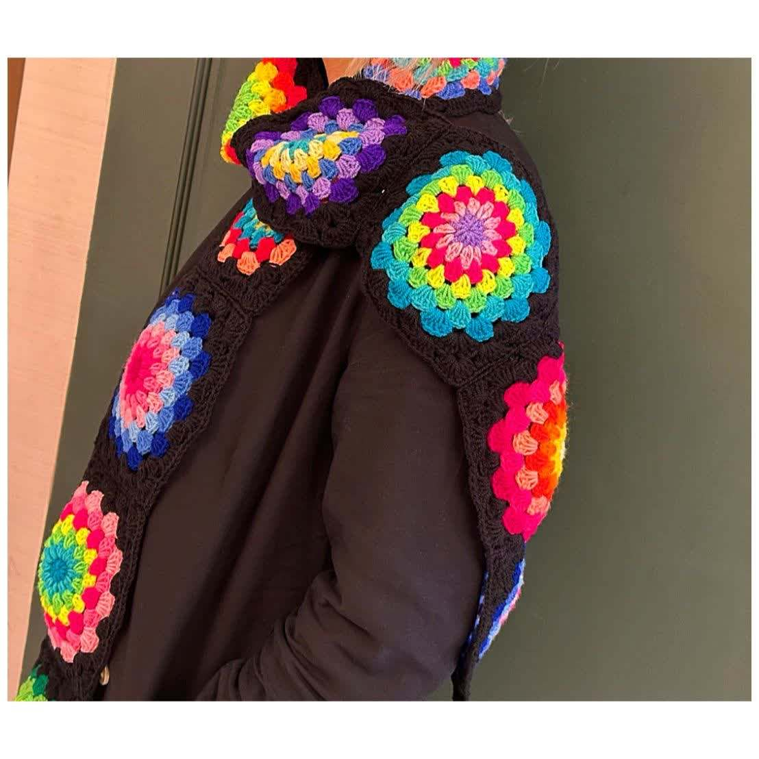 شال گردن بافتنی مدل M2