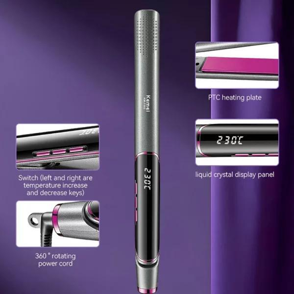 اتو و حالت دهنده ی مو کیمی مدل KM-2301