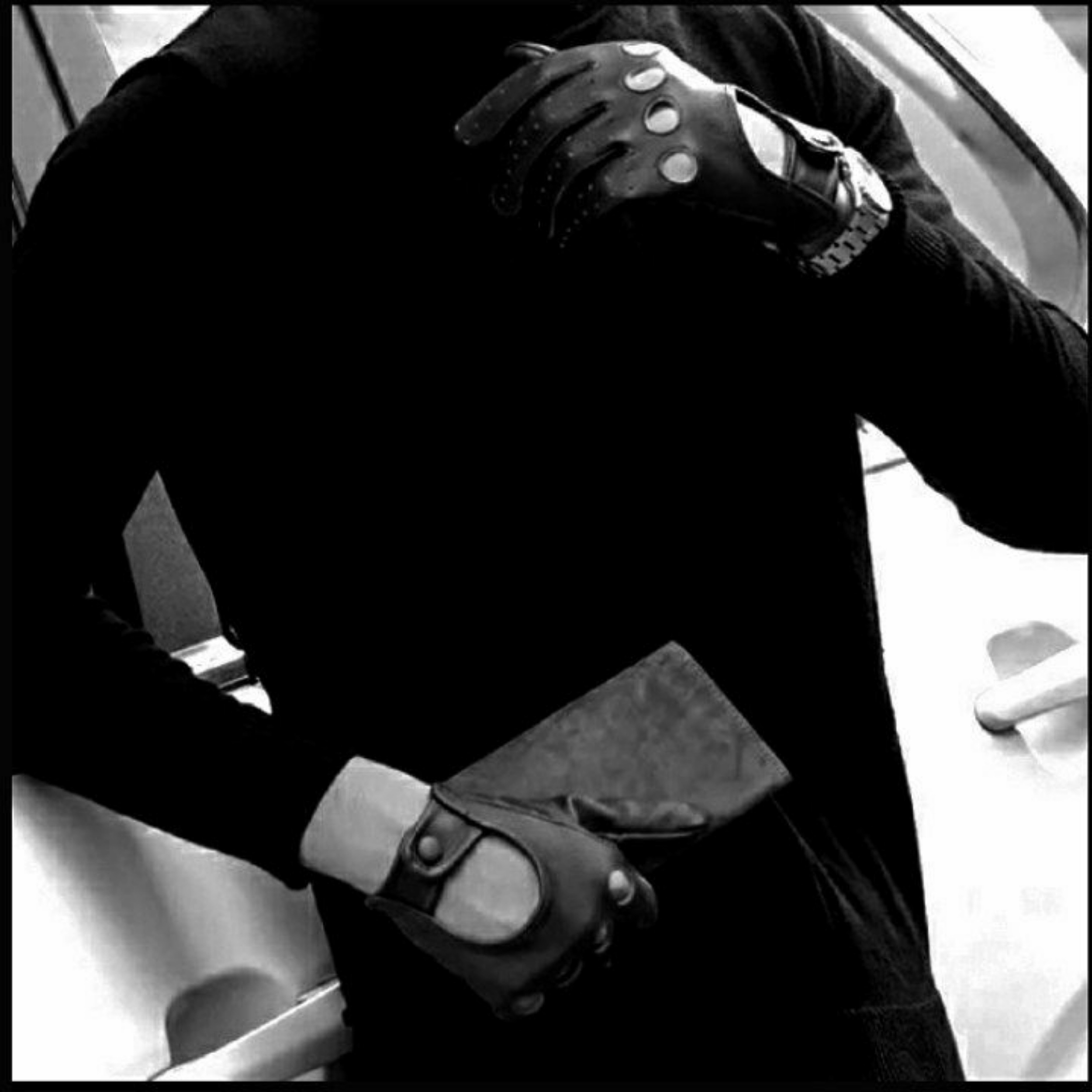 دستکش مردانه پاتن چرم آفتاب مدل DM 408