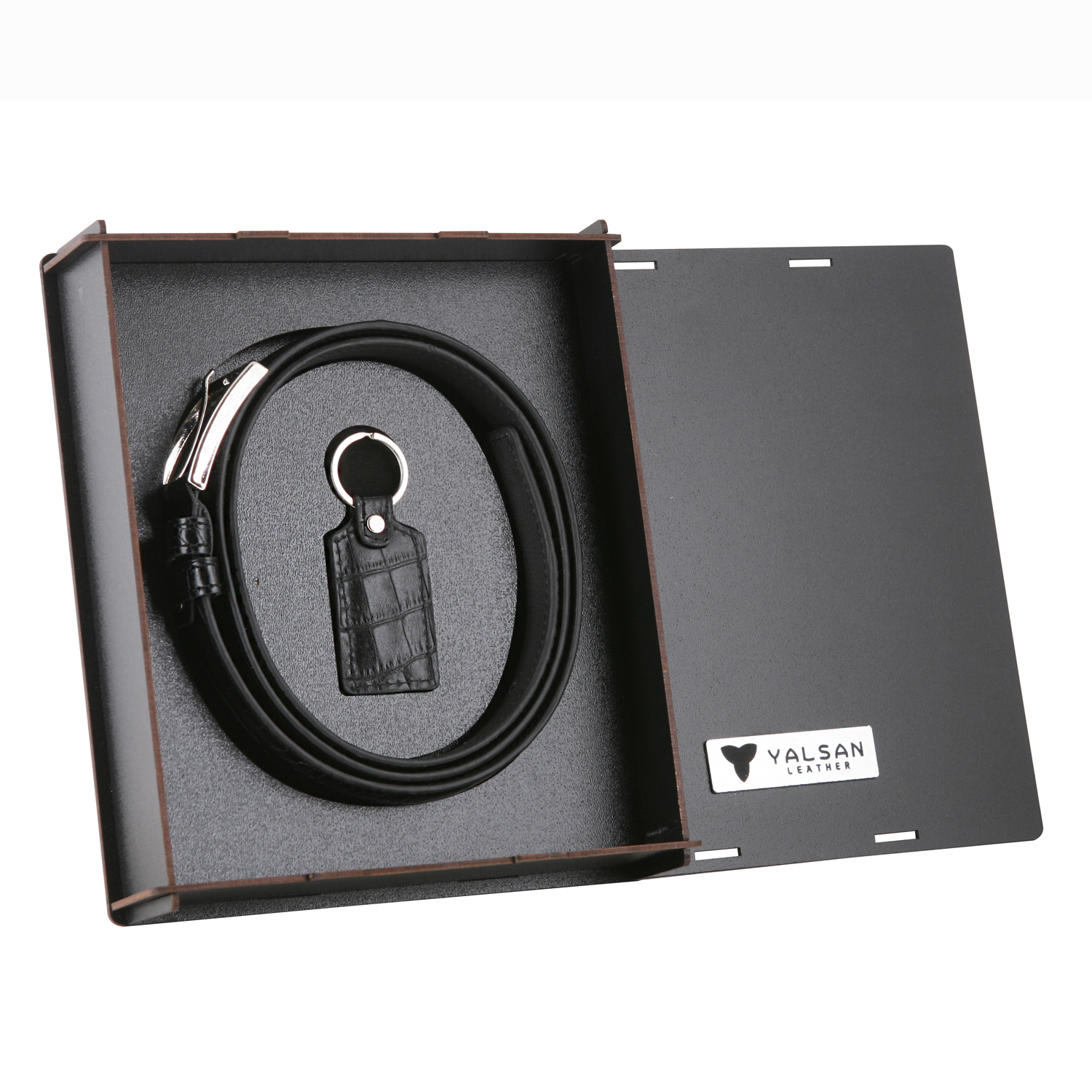 ست هدیه مردانه چرم یلسان مدل کایا کد NHL-066-GC