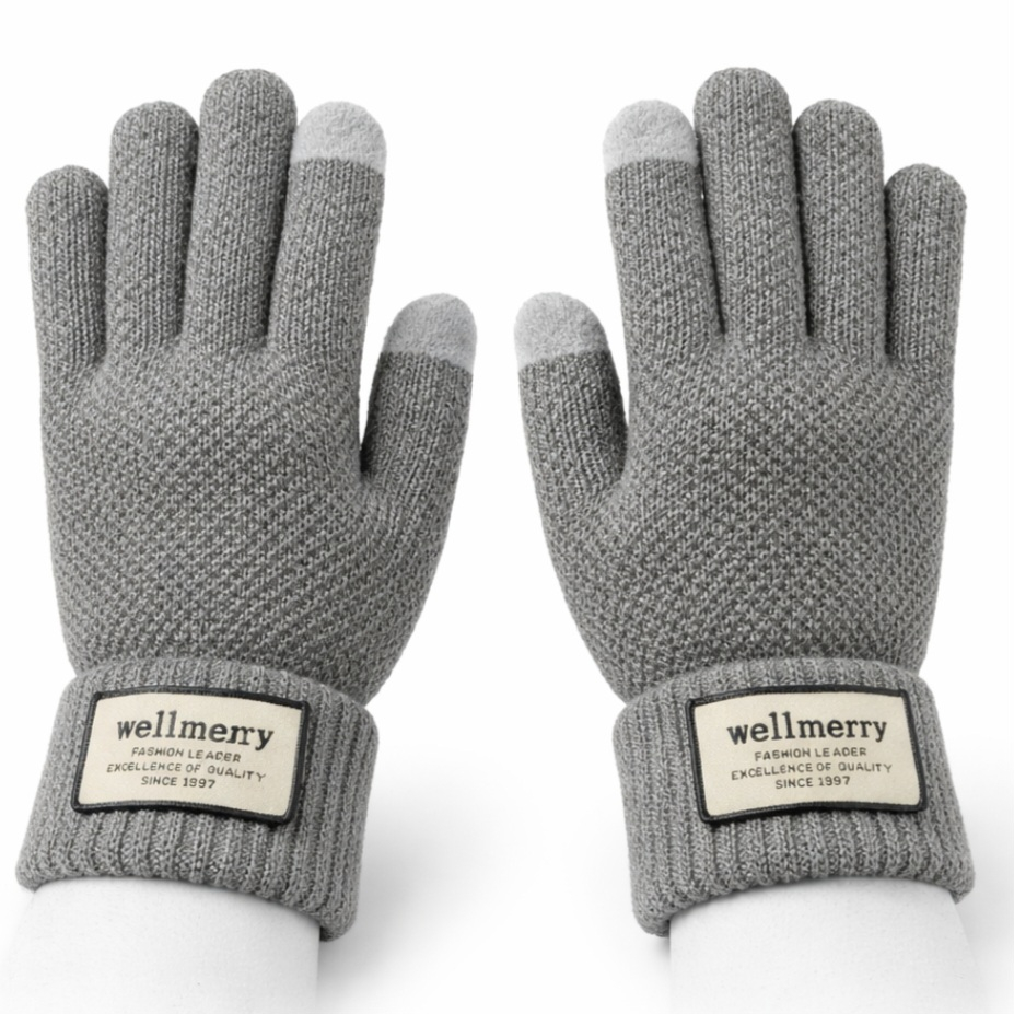 دستکش بافتنی مدل اسکرین دار