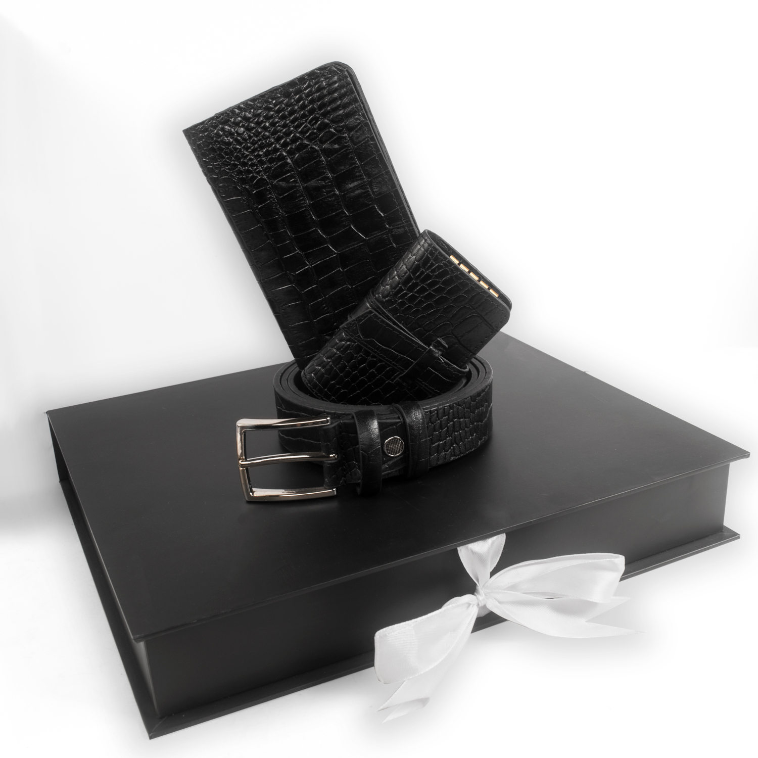 ست هدیه مردانه چرم عطارد مدل چرم طبیعی کد A52