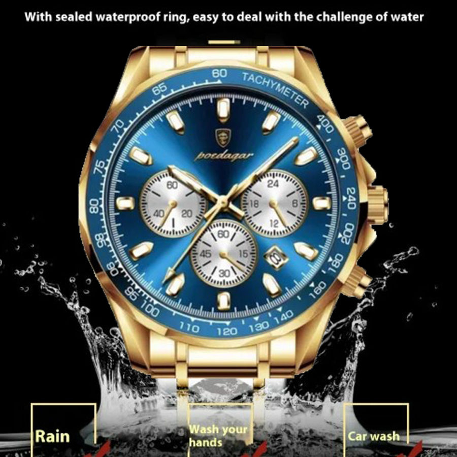 ساعت مچی عقربهای کوارتز مردانه پوداگار مدل 815 G