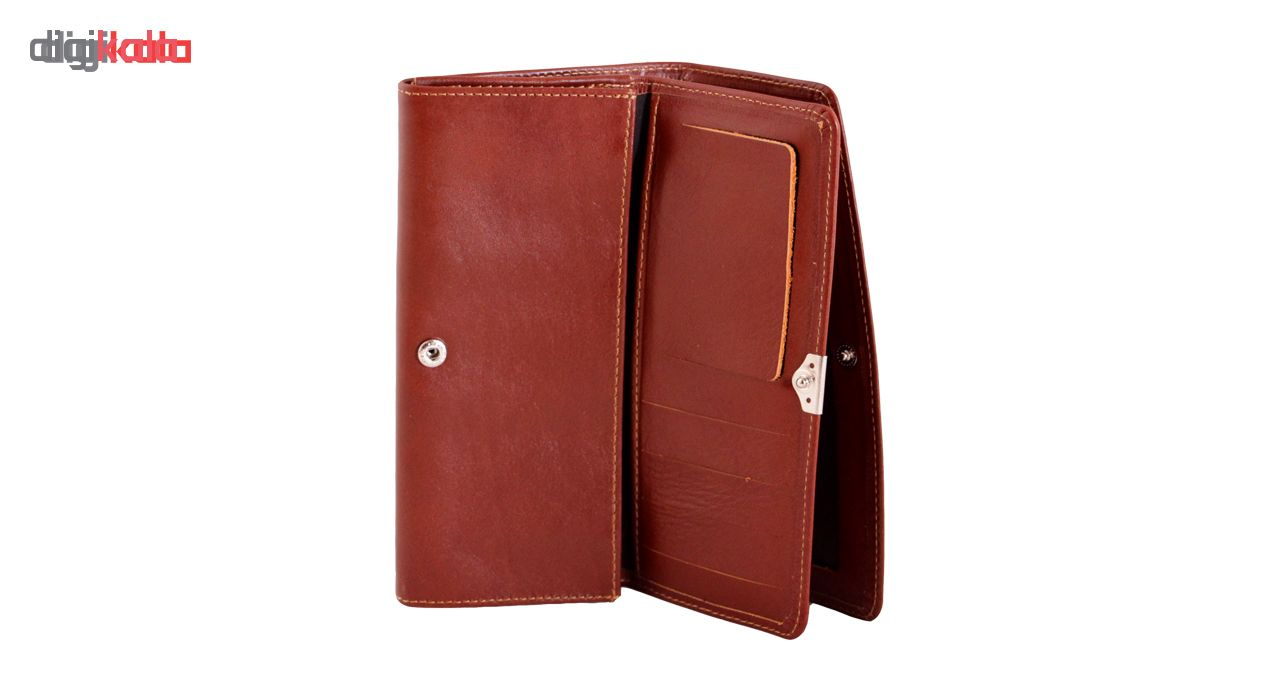 کیف پول چرم بارز مدل DM21