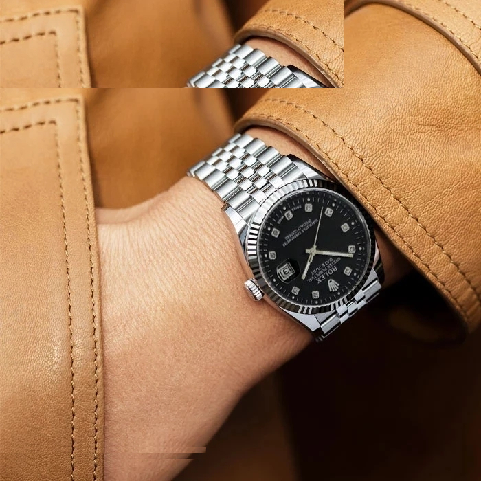 ساعت مچی عقربهای مردانه مدل دیت جاستtm2