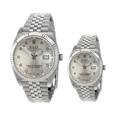 ست ساعت مچی عقربه ای زنانه و مردانه مدل DATE JUST S.S