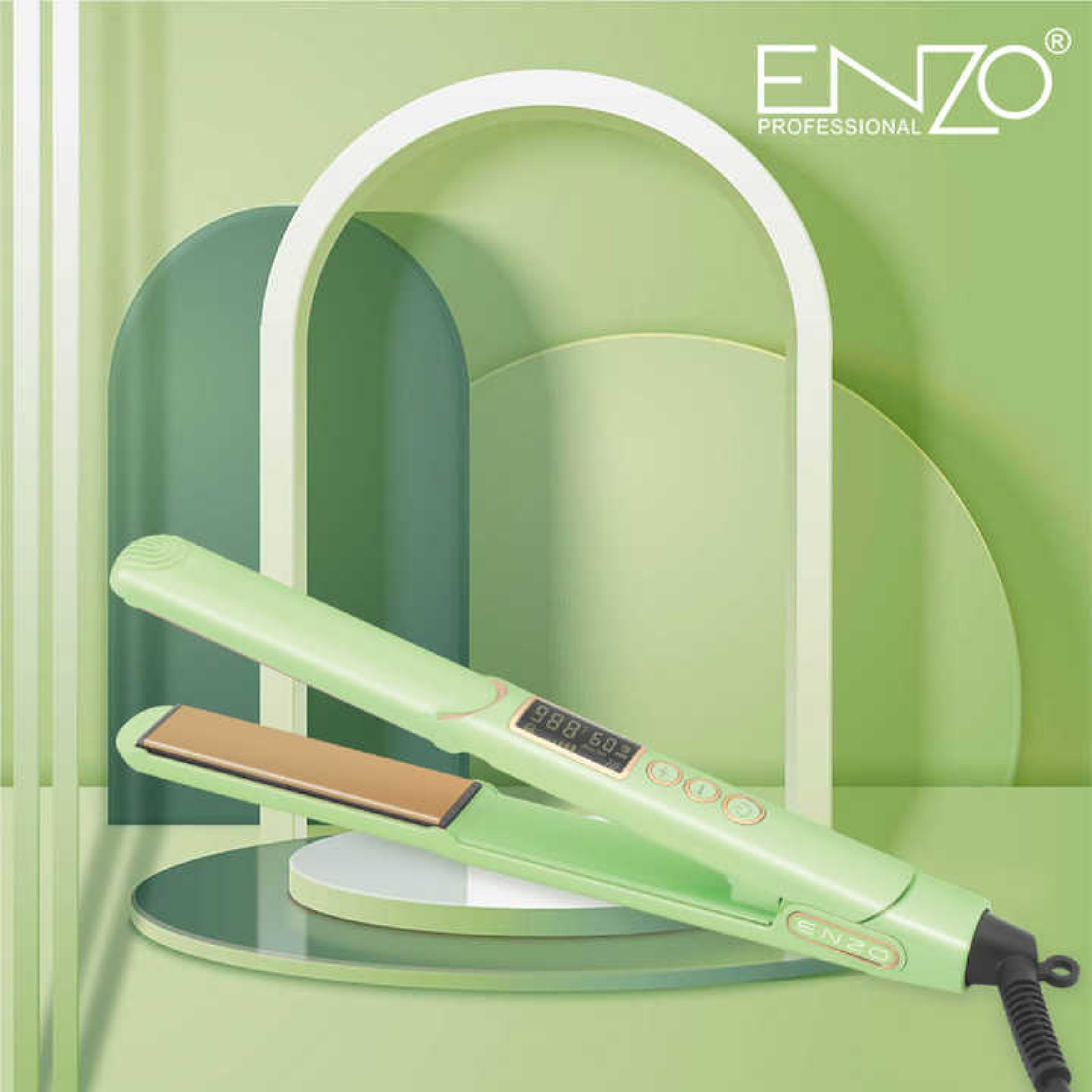 اتو و حالت دهنده ی مو انزو پروفیشینال مدل en-3129