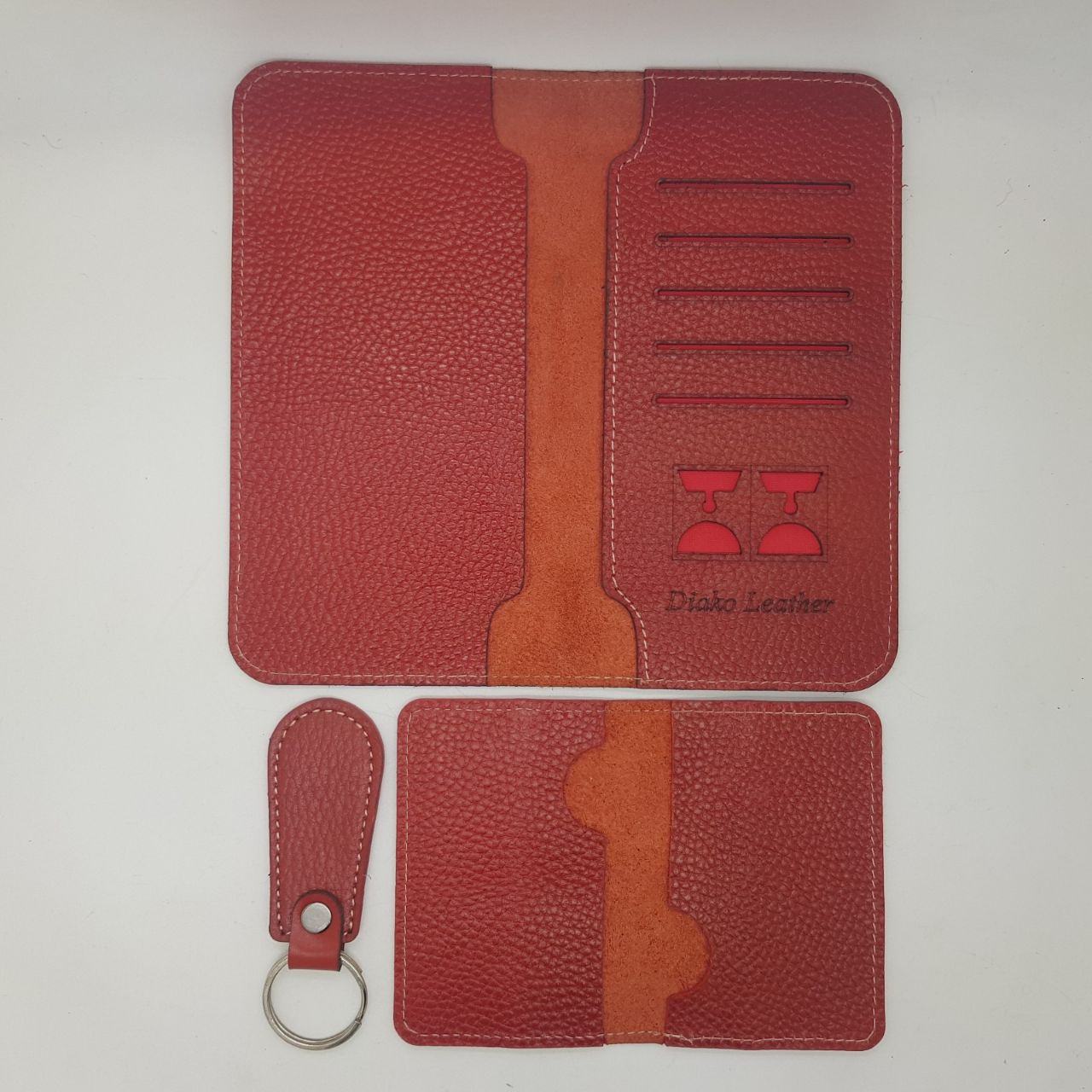 ست هدیه مردانه چرم دیاکو مدل 255