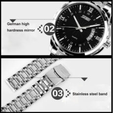 ساعت مچی عقربهای مردانه اسکمی مدل 9069SLBL