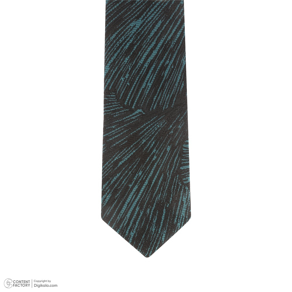 ست کراوات و دستمال جیب مردانه مدل کاردی کد 4 بسته 3 عددی