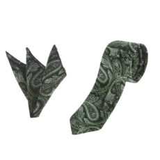 ست کراوات و دستمال جیب مردانه مدل کاردی کد 4 بسته 3 عددی