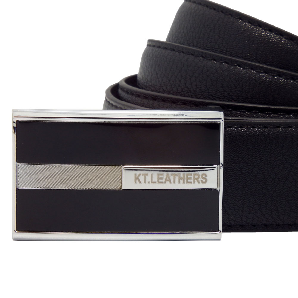 کمربند مردانه چرم کی تی مدل پلاکی کد 750IN700