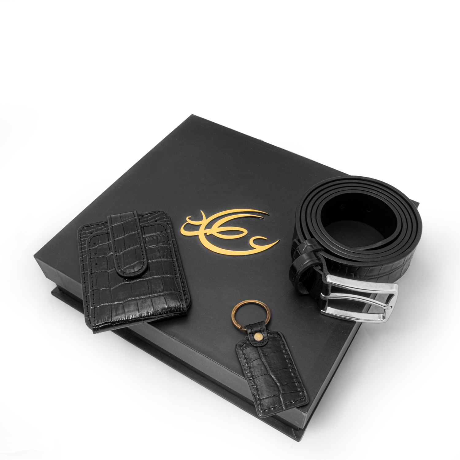 ست هدیه مردانه چرم عطارد مدل چرم طبیعی کد A91