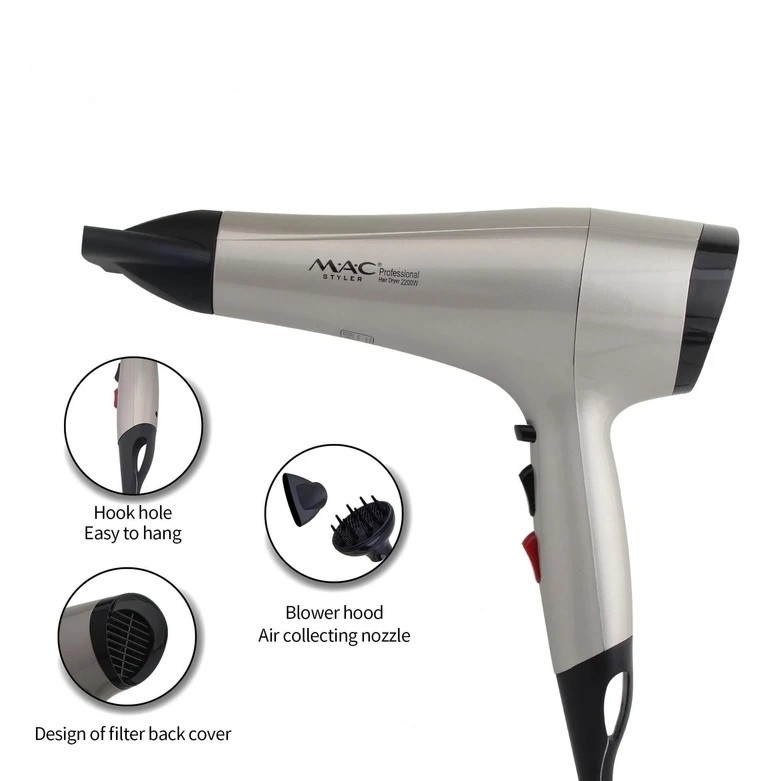 سشوار خانگی 2200 وات مک استایلر مدل mc-6626