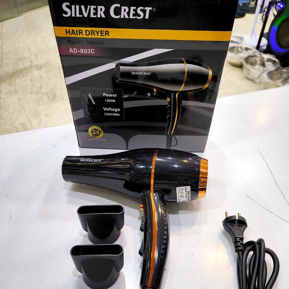 سشوار حرفه ای ۱۳۰۰ وات سیلورکرست مدل AD_803c