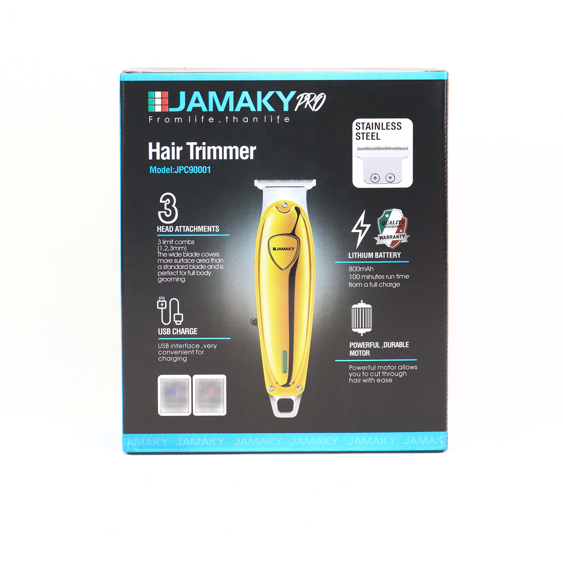 ماشین اصلاح موی سر و صورت شارژی جاماکی مدل JPC90001