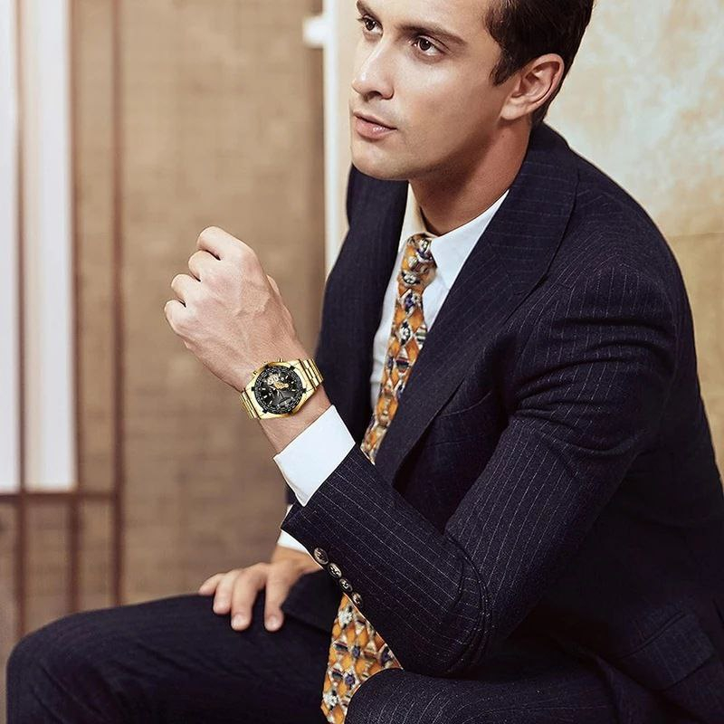 ساعت مچی عقربه‌ای مردانه مدل ضدآب FNGeen 01