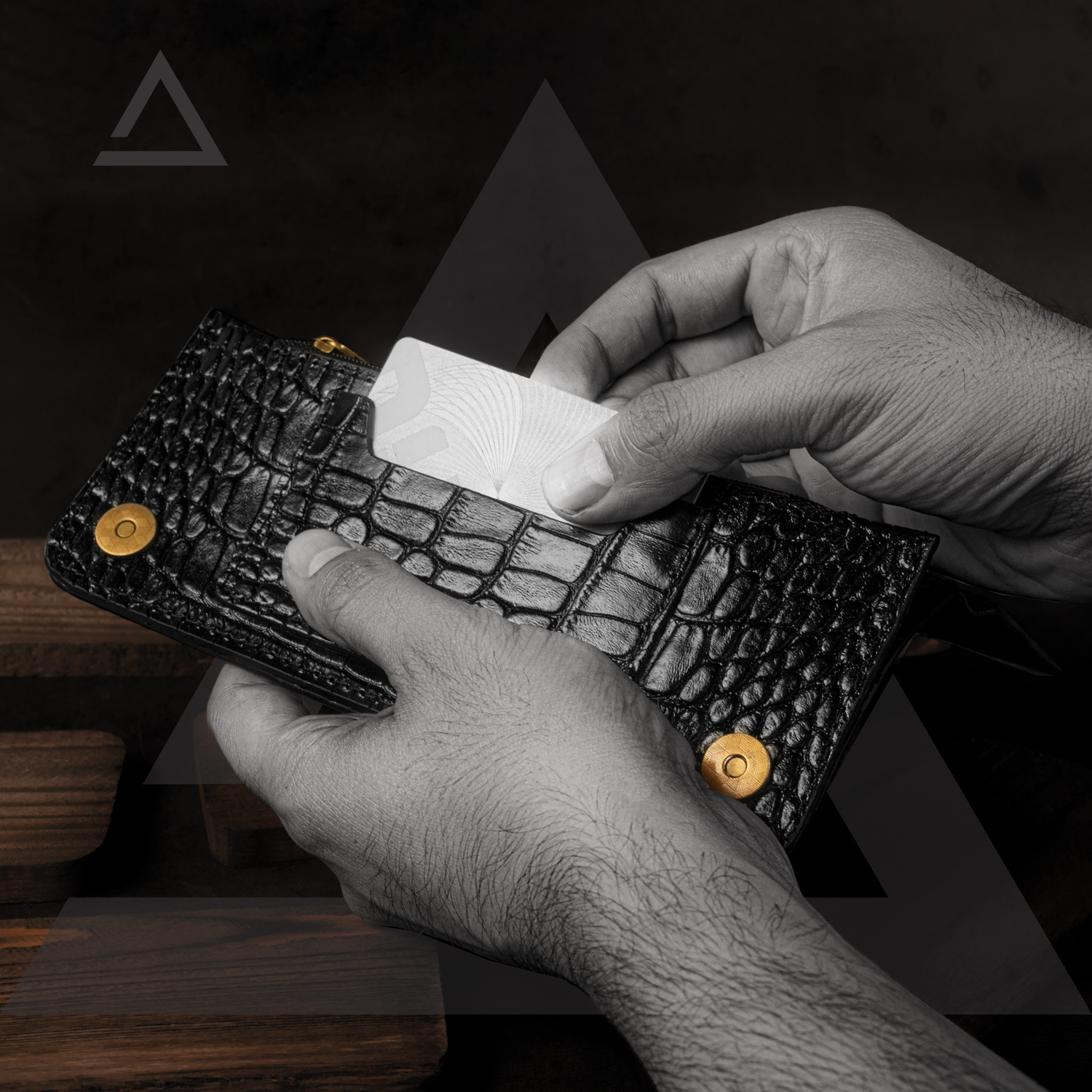 ست هدیه مردانه چرم آراهمراه مدل ASET49