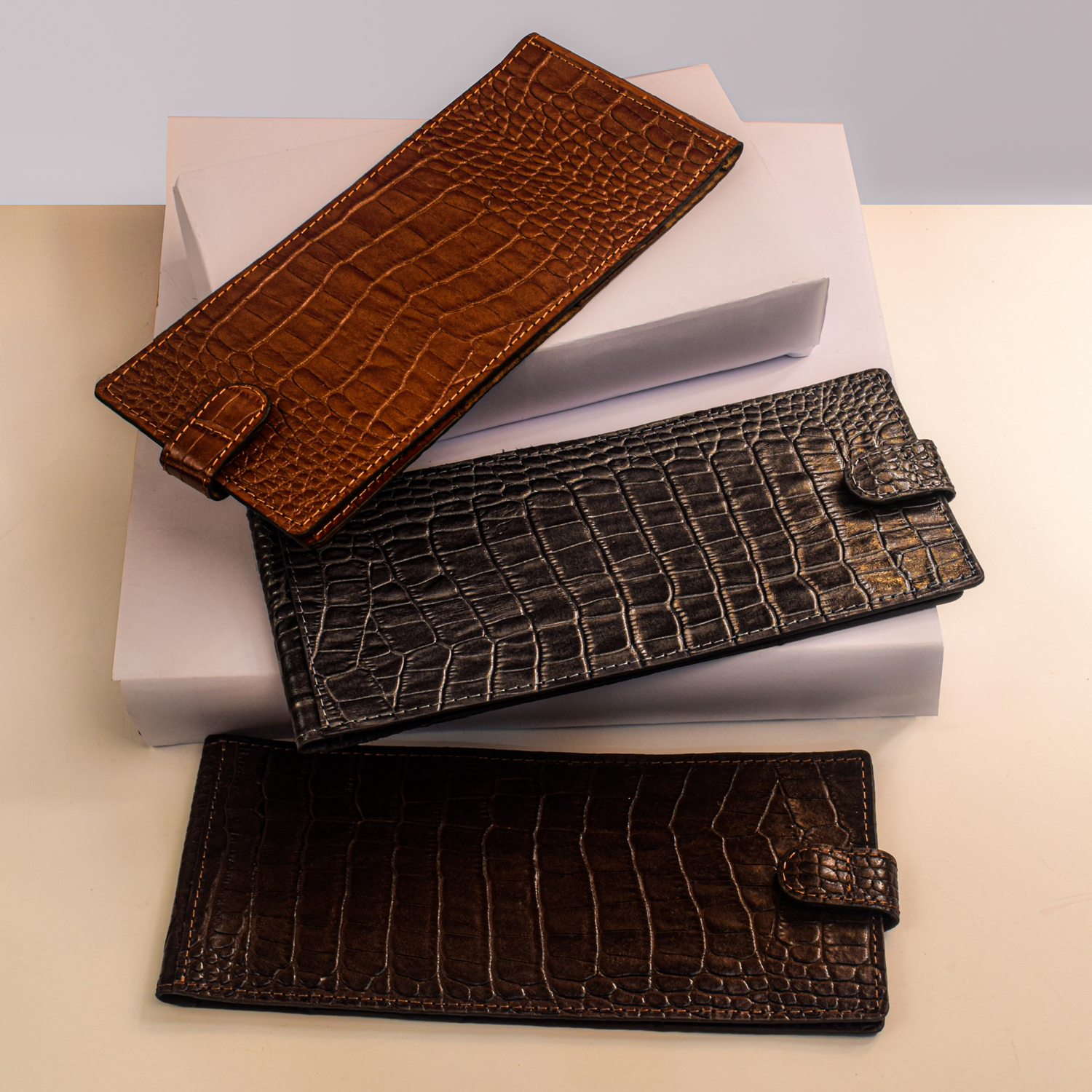 کیف دسته چک چرم عطارد مدل K19