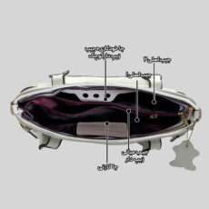 کیف دوشی زنانه مدل چرم طبیعی کد FTH145