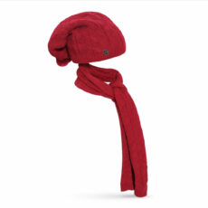 ست کلاه و شال گردن بافتنی مدل داخل خز دولایه My/319