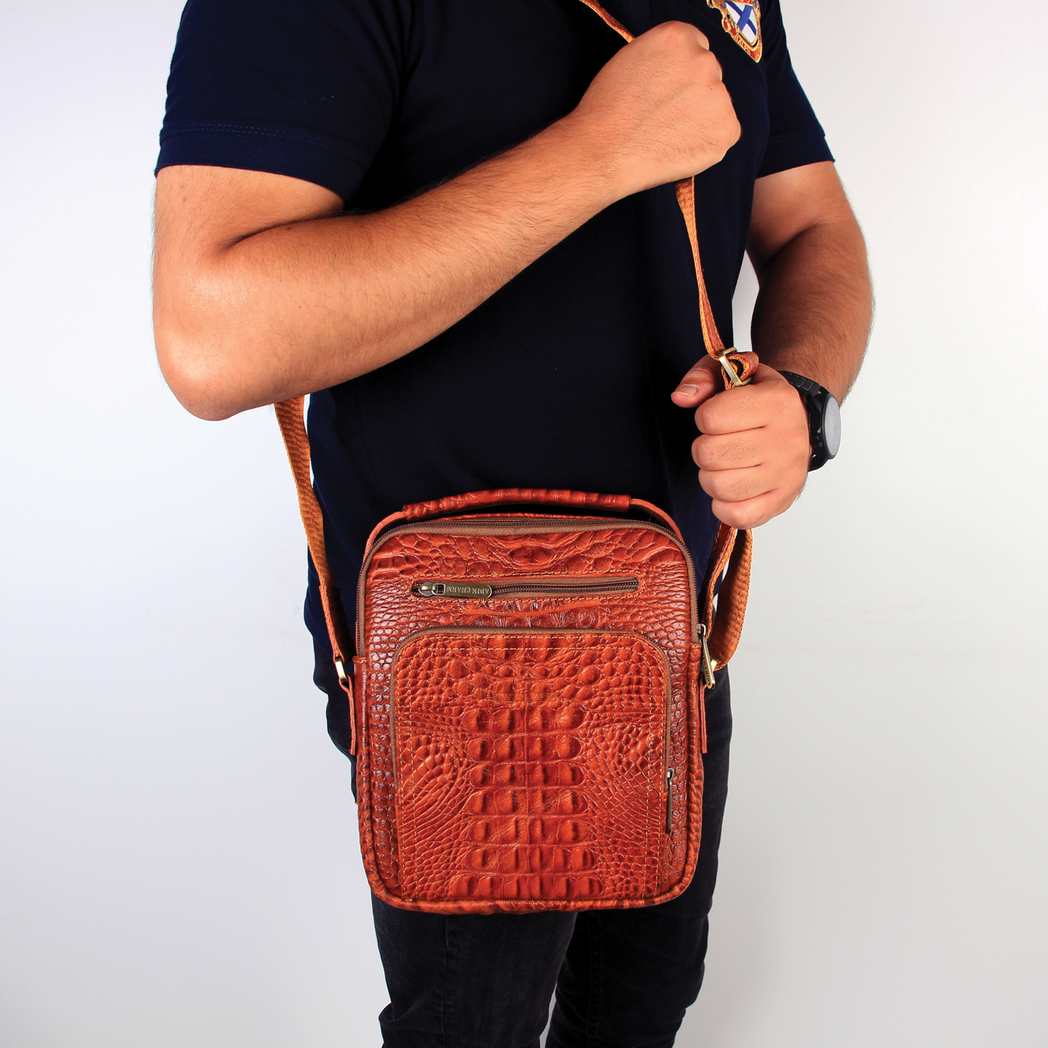 کیف رودوشی چرم بارز مدل DG68.KO