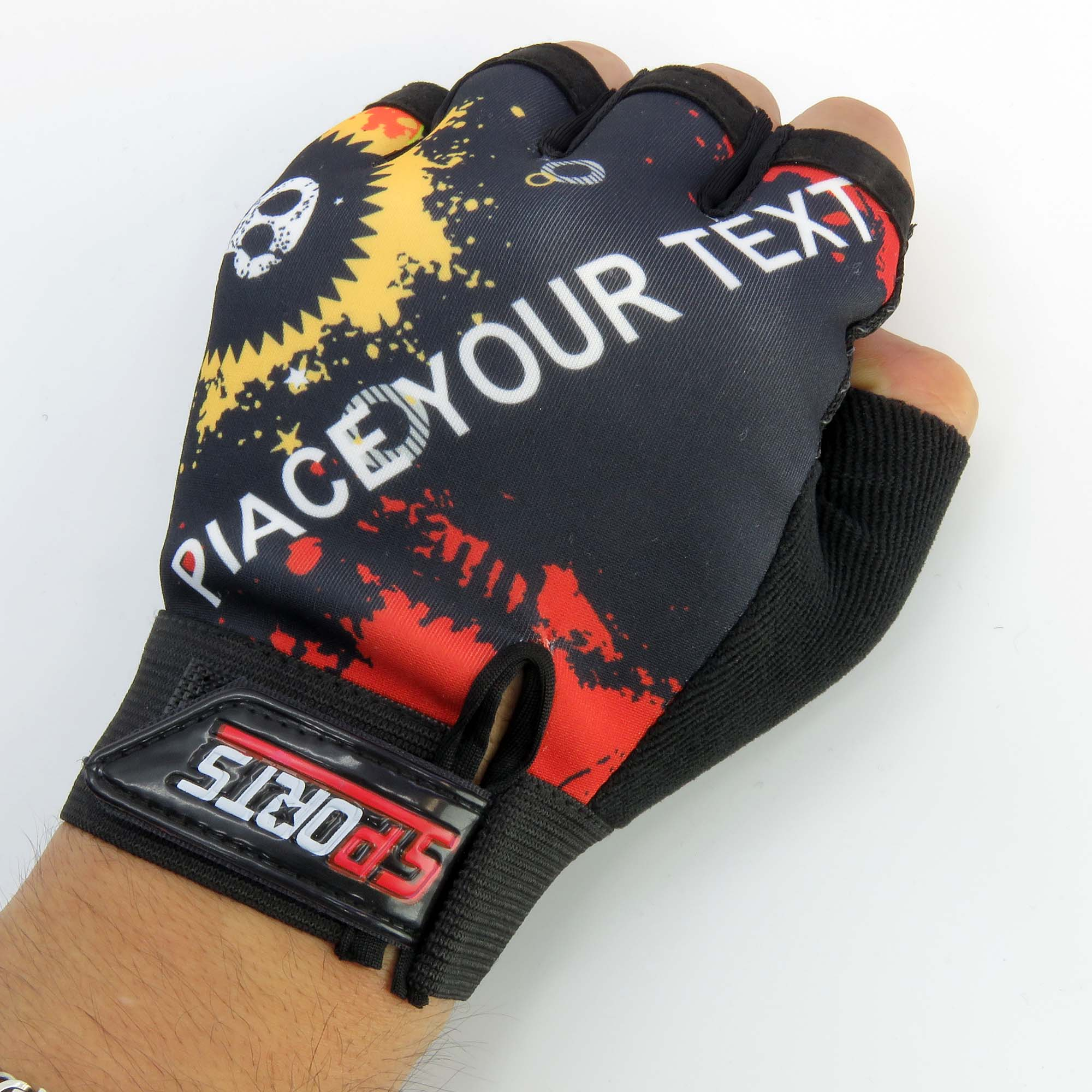 دستکش بدنسازی مردانه مدل SPORTS کد 1662