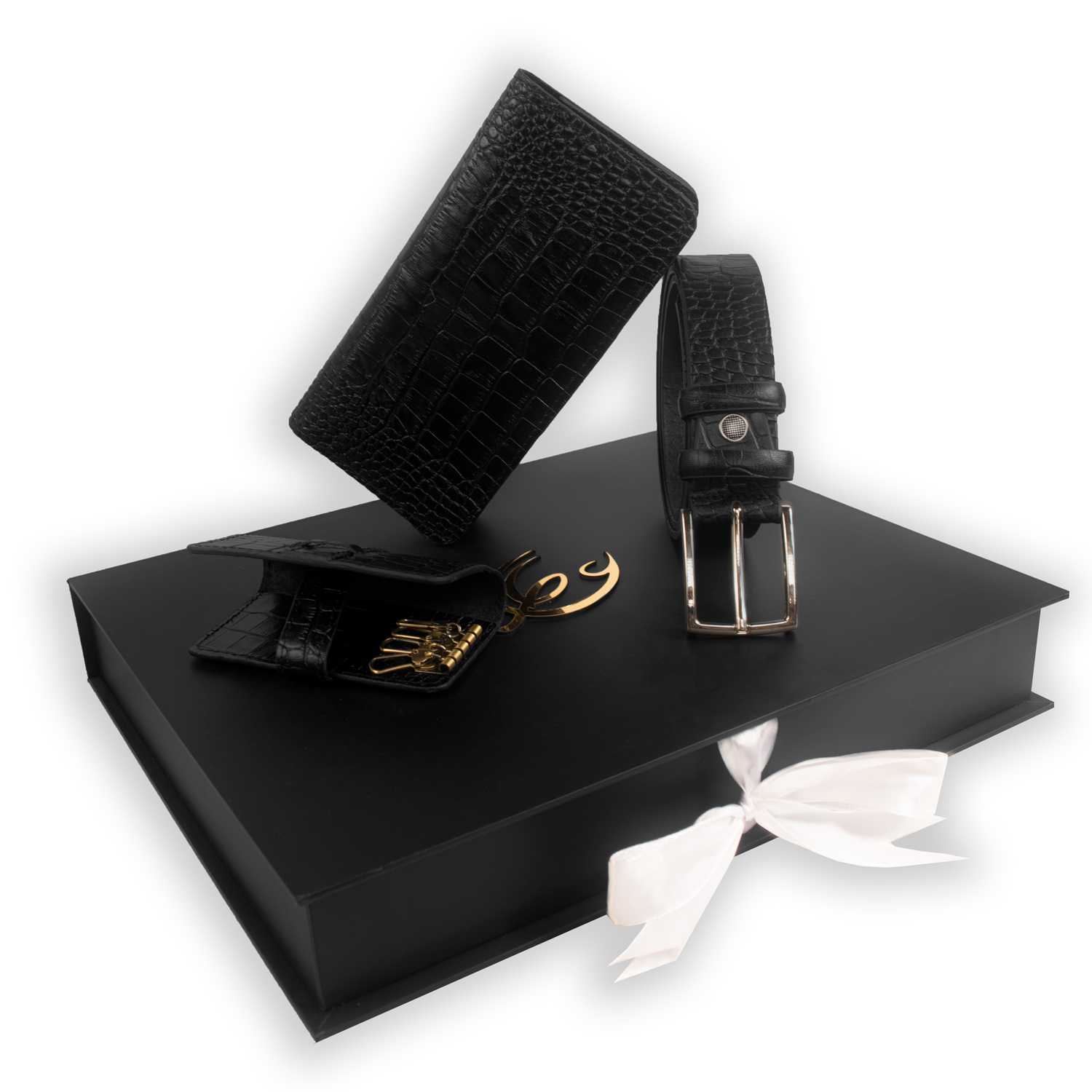 ست هدیه مردانه چرم عطارد مدل چرم طبیعی کد A52