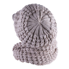 ست کلاه و شال گردن بافتنی سام کد 522