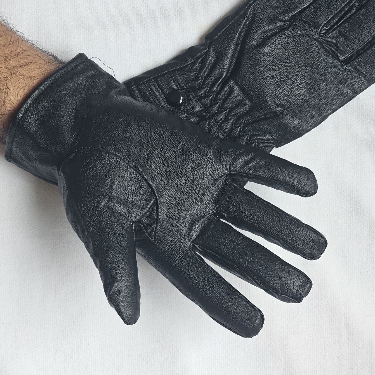 دستکش مردانه مدل چرم کد GL121