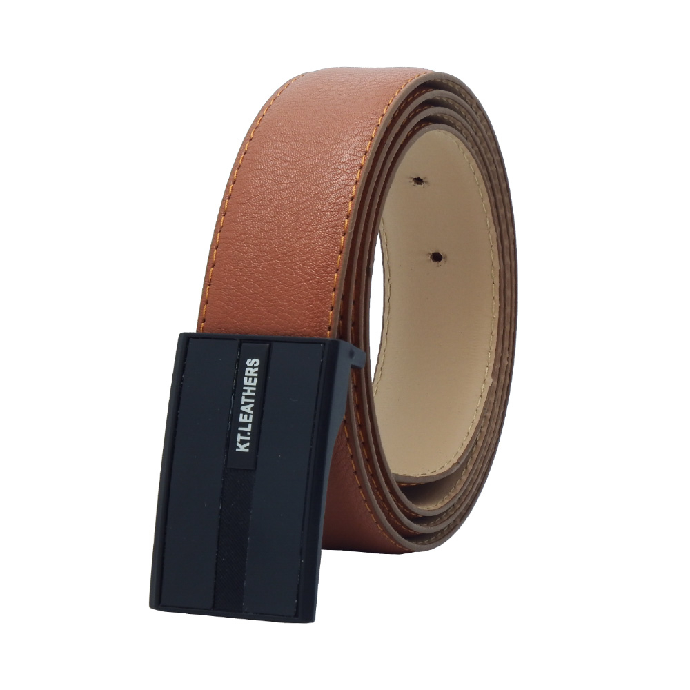 کمربند مردانه کیتی مدل چرم صنعتی پلاکی PRO749IN700.201