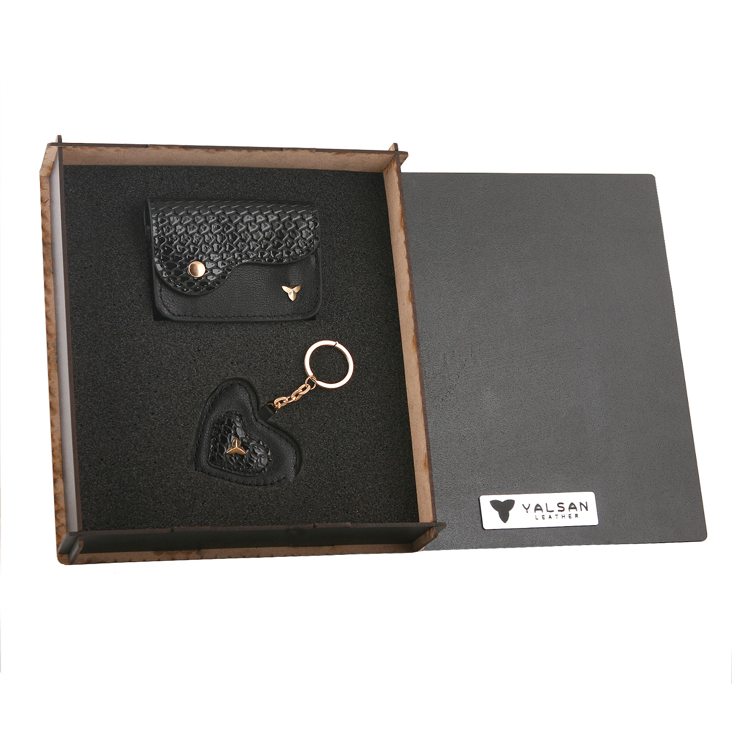 ست هدیه زنانه چرم یلسان مدل دیلا کد DLN-MRV-01-132