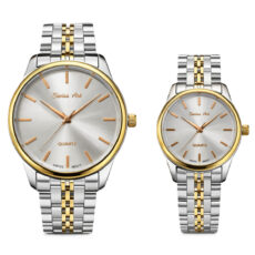 ست ساعت مچی عقربه‌ای کوارتز زنانه و مردانه سوئیس آرت مدل ANT182-183SG1500