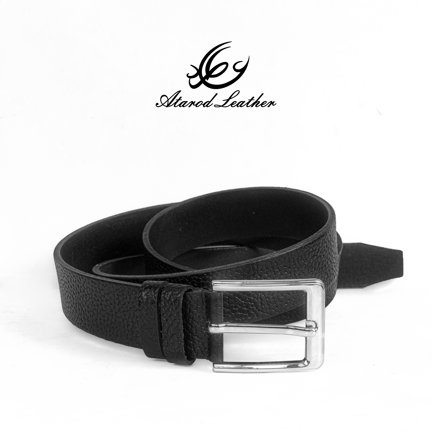 کمربند مردانه چرم عطارد مدل چرم طبیعی گاومیش کد B42