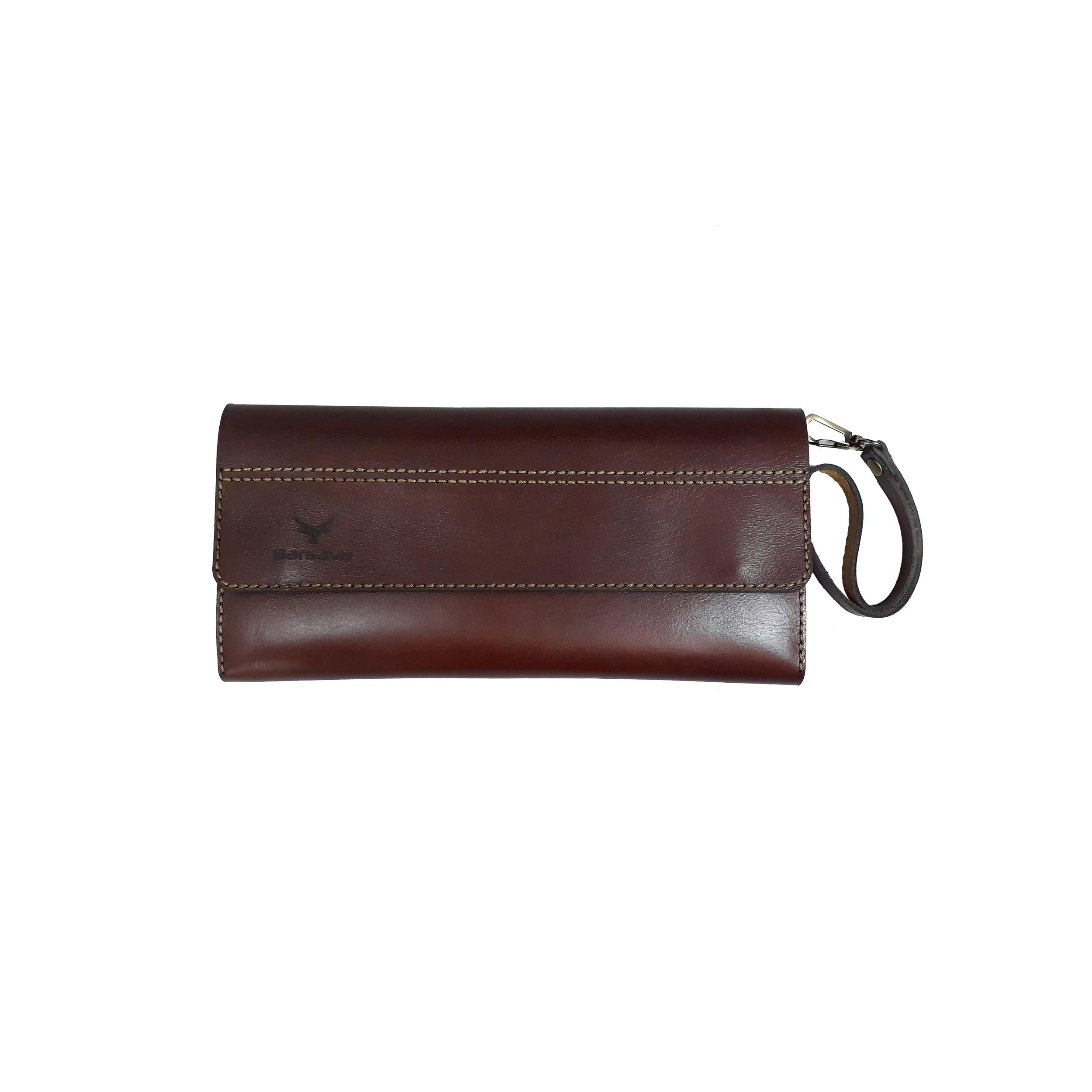 کیف دسته چک مردانه چرم بارثاوا کد 1505