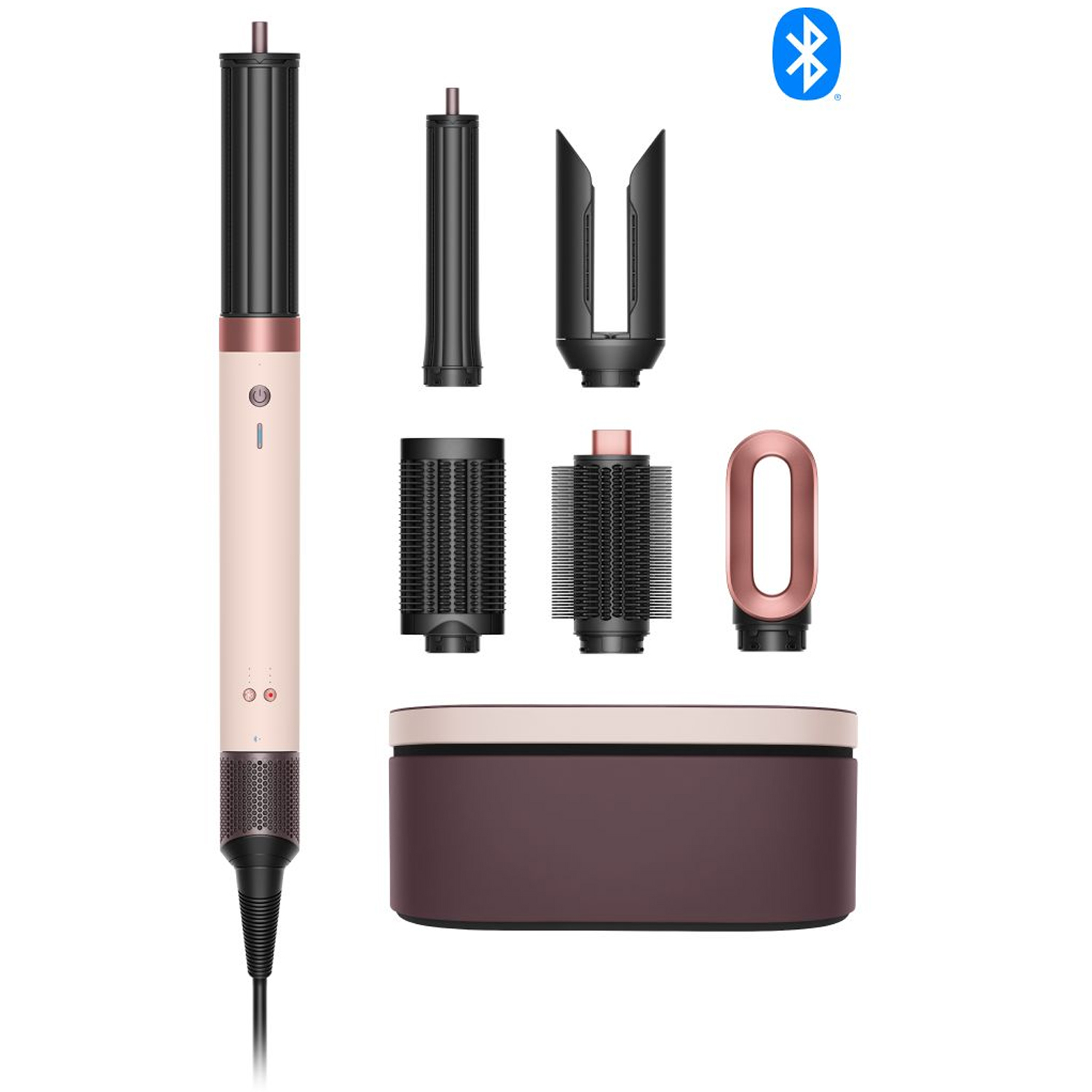 سشوار برس‌دار حالت‌دهنده دایسون مدل Airwrap Co-anda2x HS09 Straight+Wavy