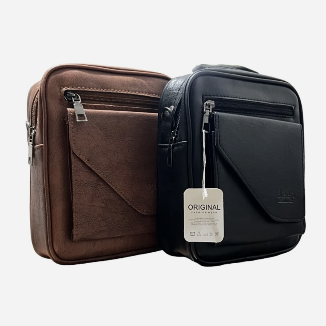 کیف رودوشی مردانه مدل چرم 220