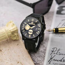 ساعت مچی عقربهای کوارتز مردانه چاکسیگو مدل اسپرت کلاسیک تک موتوره بند چرم کد ۳