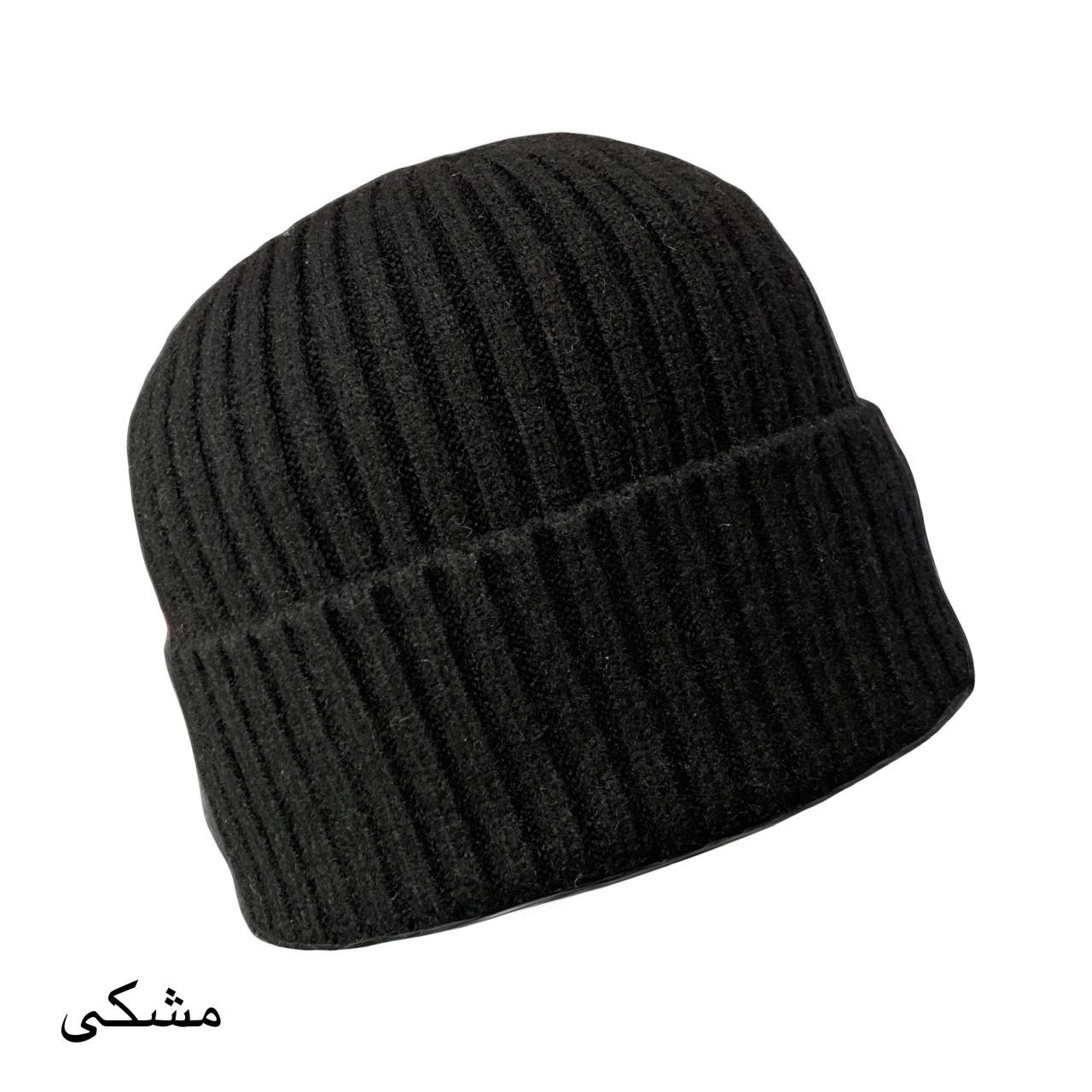 کلاه بافتنی مدل لبه دار ساده