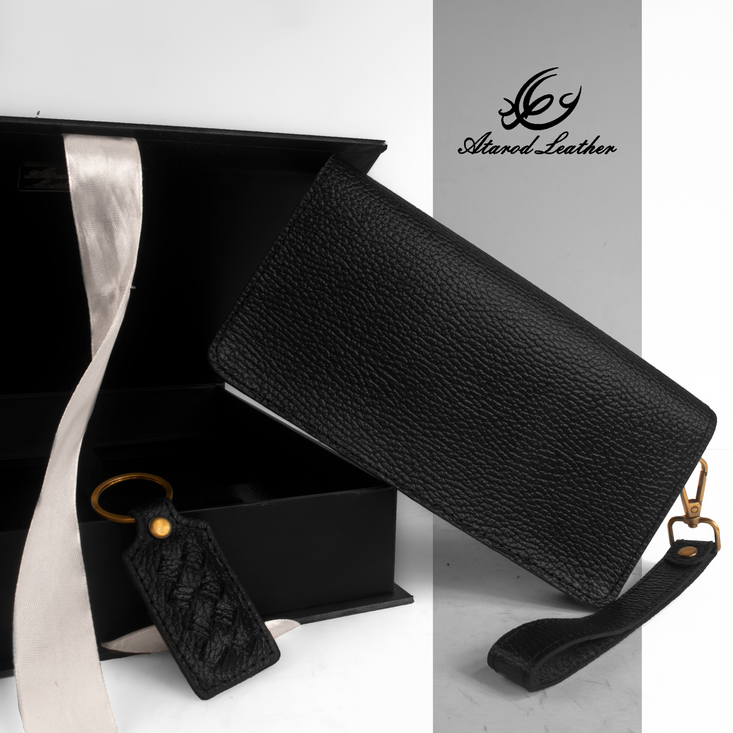 ست هدیه چرم عطارد مدل چرم طبیعی کد A37