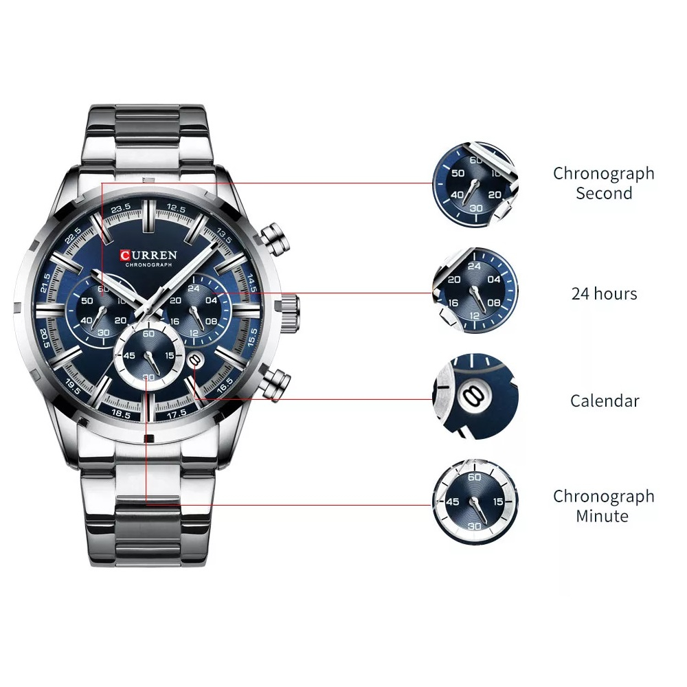 ساعت مچی عقربه‌ای مردانه کورن واتچ مدل 8355