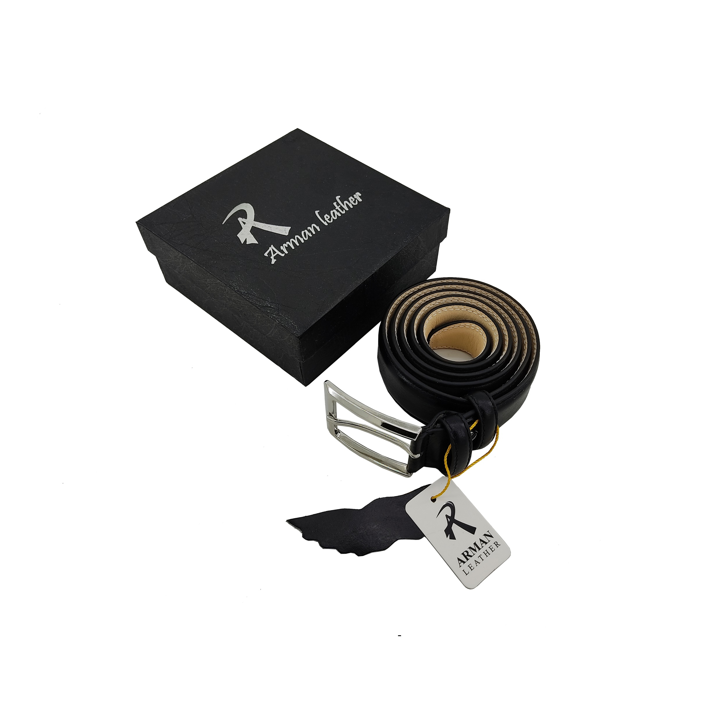 کمربند مردانه چرم آرمان مدل 207