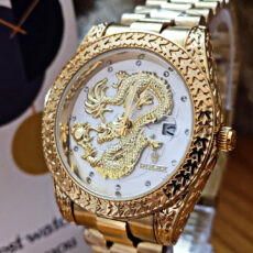 ساعت مچی عقربه‌ای مردانه  مدل دراگون کد T