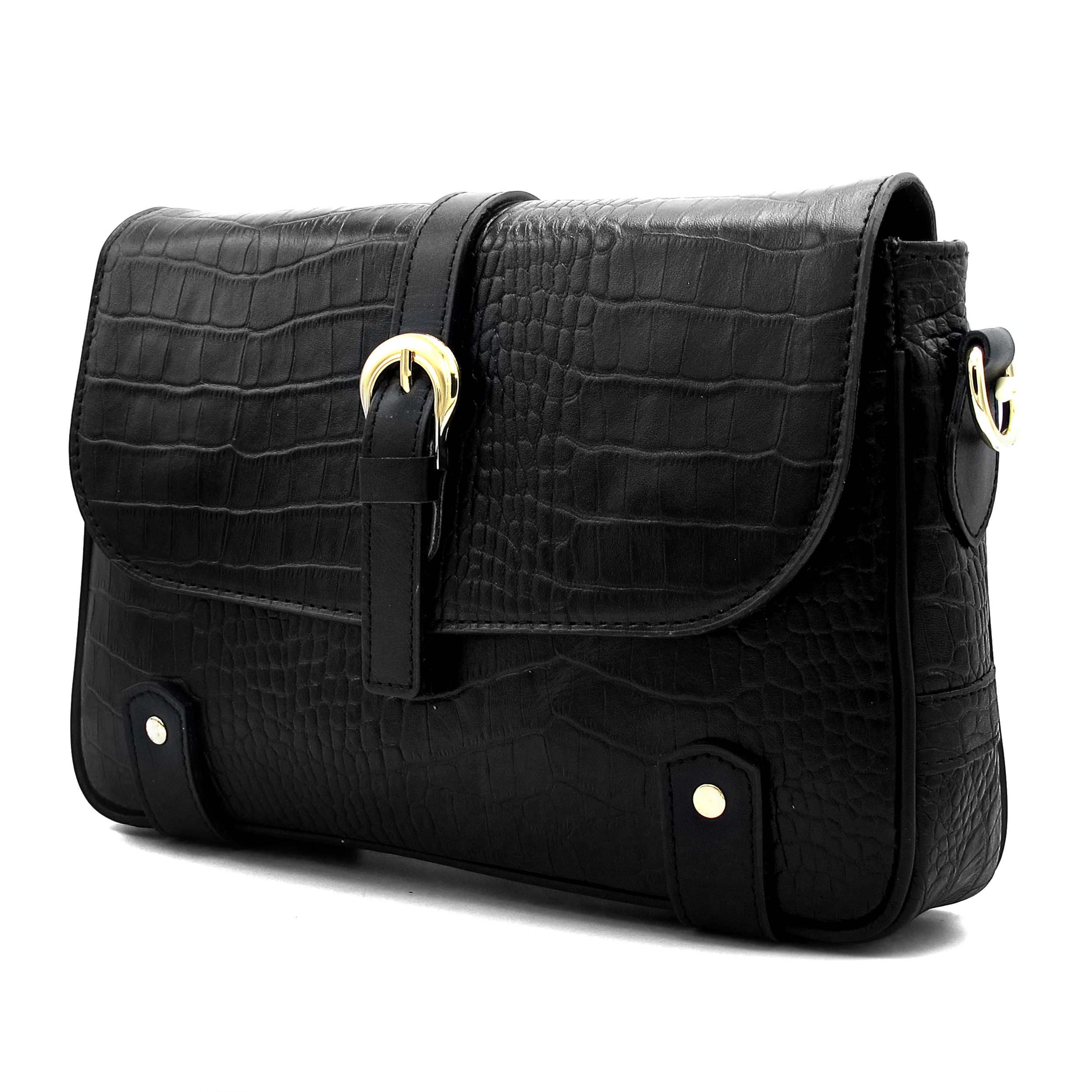 کیف دوشی زنانه مدل چرم طبیعی کد FTH134C