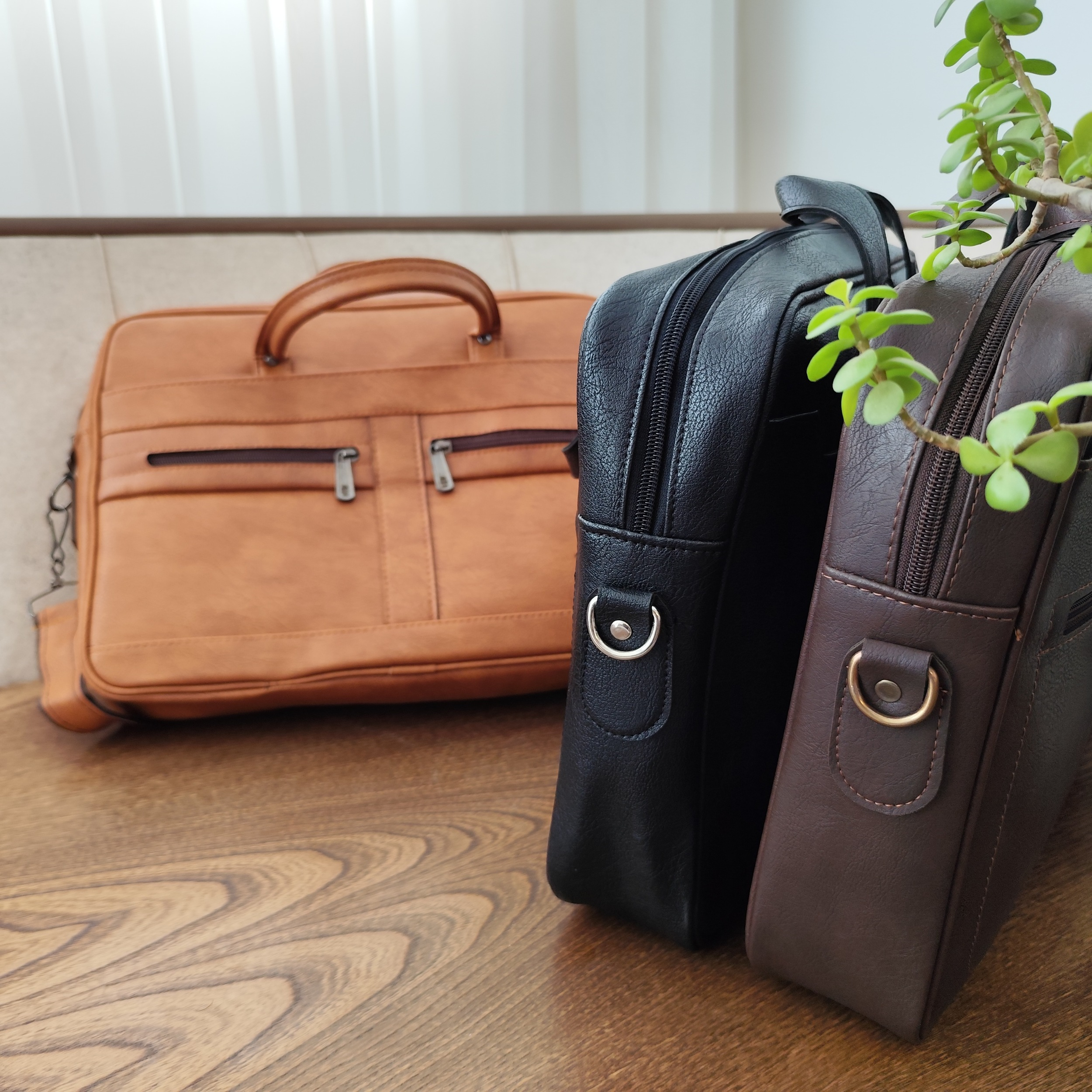 کیف اداری مردانه مدل چرم مصنوعی 407