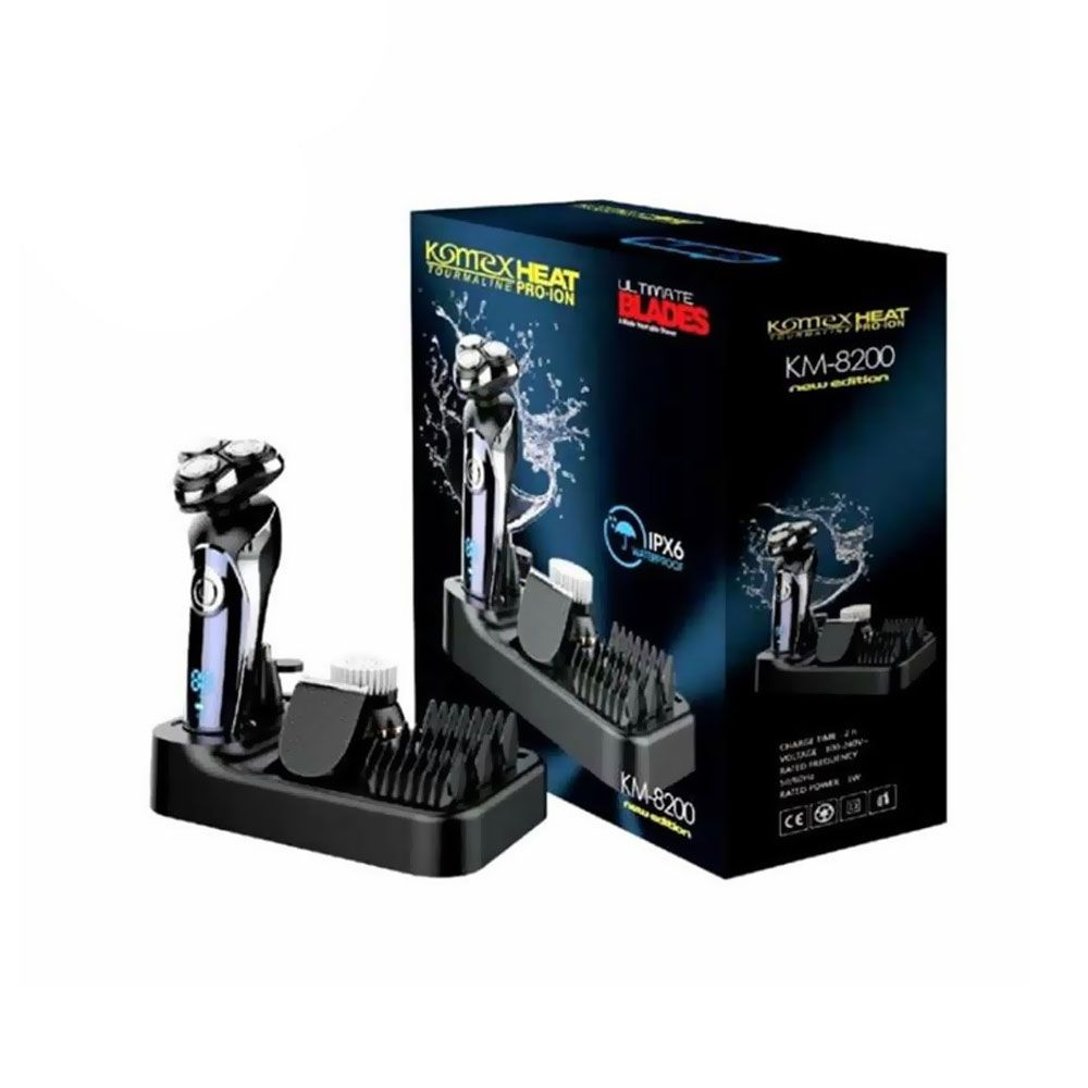 ماشین اصلاح موی صورت و بدن شارژی کومکس مدل km-8200